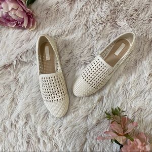 Forever 21 White Woven Flats